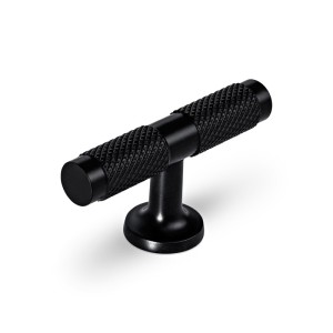 Nero N2- gałka   do mebli T-bar czarny 96mm
