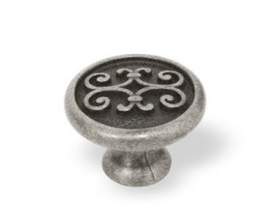 Gałka do mebli stara stal 30mm- Riccia 19 