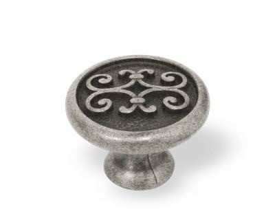 Riccia 19 - gałka do mebli stara stal 30mm.jpg