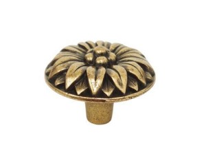 Gałka do mebli stare złoto 30mm- Aster 07