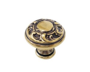 Gałka do mebli stare złoto 30mm- Uragos 07