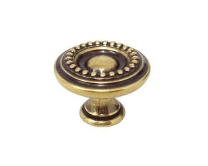 Gałka do mebli stare złoto 30mm- Api 07