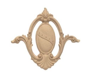 Kartusz- ornament azurowy z  pyłu drzewnego 135-150mm
