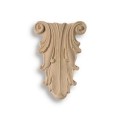 Dekor -ornament liść akantu- ornament z pyłu drzewnego 100-65mm.jpg
