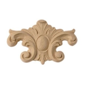 Dekor- ornament kwadratowy z pyłu drzewnego 50mm