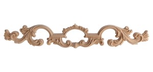 Korona meblowa 395x65 mm – dekoracja z pyłu drzewnego