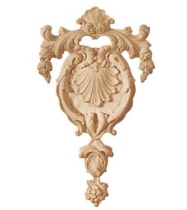 Ornament z pyłu drzewnego 320-190mm
