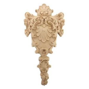 Ornament z pyłu drzewnego winogrono  285-140mm