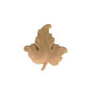 Ornament z pyłu drzewnego liść klonu 46-42mm