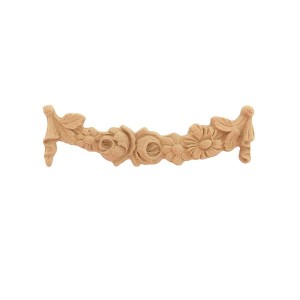 Ornament kwiatowy z pyłu drzewnego 127mm