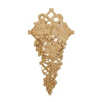 Ornament z pyłu drzewnego winogrono  225-110mm