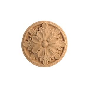 Ornament rozeta z pyłu drzewnego 56mm
