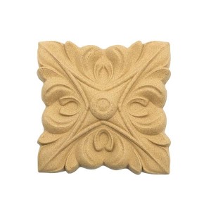 Ornament rozeta z pyłu drzewnego 61-61mm