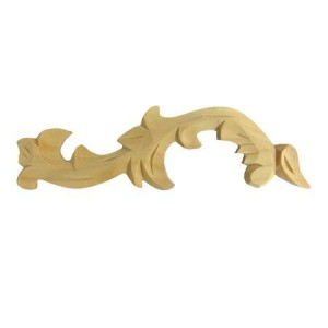 Ornament drewniany lewy 220-66mm