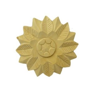 Ornament rozeta drewniana 100mm