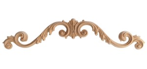 Ornament korona z pyłu drzewnego 400-80mm