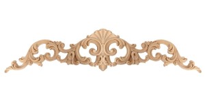 Ornament korona z pyłu drzewnego 640-140mm