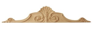 Ornament korona z pyłu drzewnego 540-100mm