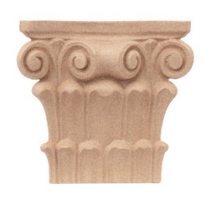 Ornament głowica z pyłu drzewnego 140-140mm