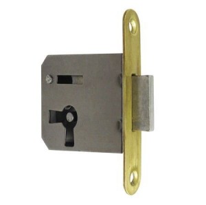 Zamek meblowy wpuszczany lewy, odległość do klucza 20 mm