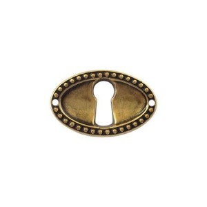 Szyld meblowy mosiężny 07- 35x22 mm
