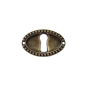 Szyld meblowy mosiężny 09- 35x22 mm