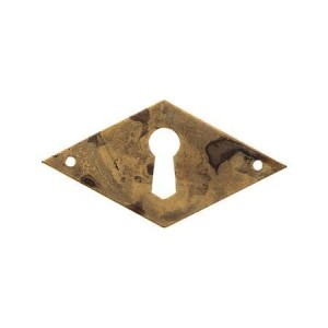 Szyld meblowy mosiężny 49x25 mm