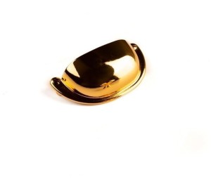 Złoty uchwyt muszelka 64 mm- Bacoli GP 