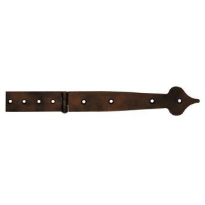 Zawias żelazny do skrzyni 280x45 mm stal stare żelazo dekoracyjny