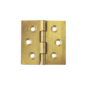Zawias mosiężny płaski do mebli 40 × 40 mm