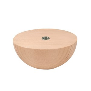 Noga meblowa drewniana półkula 7 cm
