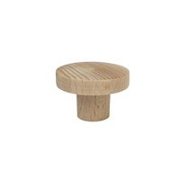 Gałka meblowa drewniana bukowa 38mm