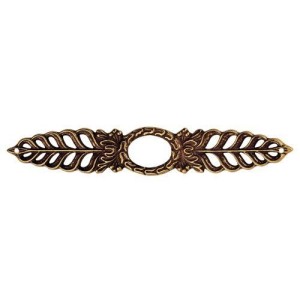 Ornament mosiężny 151x26 mm