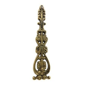 Ornament mosiężny patynowany 25x105 mm