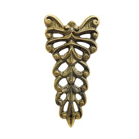 Ornament mosiężny patynowany 33x70 mm.jpg