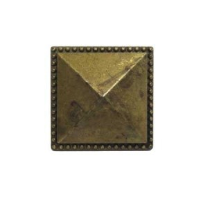 Ornament mosiężny patynowany 45x45 mm