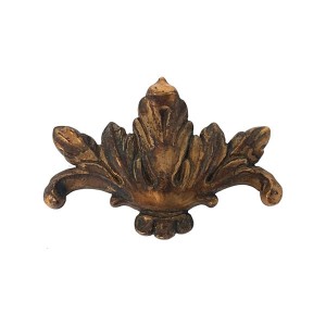 Ornament mosiężny patynowany 103x72 mm