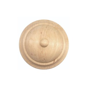 Ornament drewniany bukowy 50 mm guzik dekoracyjny do drzwi