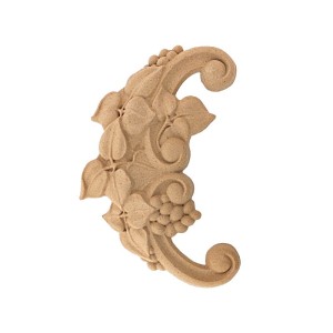 Ornament narożnik lewy – dekoracja mebli i drzwi 135-90mm