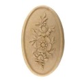 Ornament dekoracyjny z pyłu drzewnego – motyw kwiatowy 220x130x13 mm.jpg