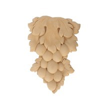 Ornament z pyłu drzewnego – motyw winogron 190x134x18 mm