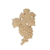 Ornament z pyłu drzewnego – motyw winogron 154x105x14 mm