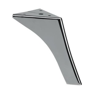 Metalowa noga meblowa skośna chromowana CR 150mm