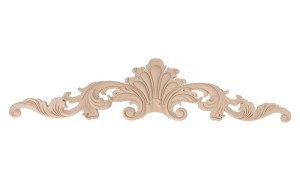 Korona dekoracyjna z pyłu drzewnego 630×150 mm