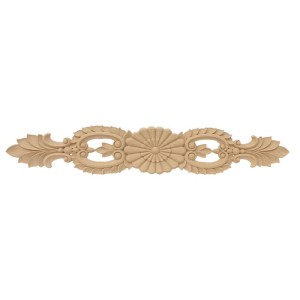 Listwa drewniana z rzeźbionym ornamentem 