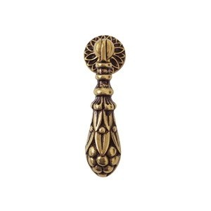 Gałka do mebli ruchoma 18×59 mm stare złoto