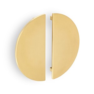Uchwyt do mebli półksiężyc ORI 128 mm złoto szczotkowane– 1 szt.