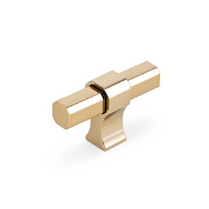 Gałka meblowa T-bar Oro Moderno – złoto lux GL