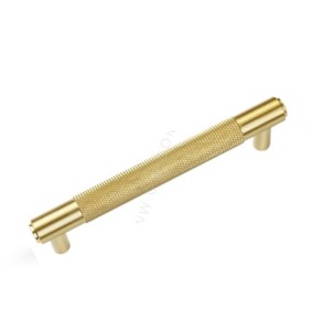 Uchwyt meblowy SAURO 128 mm – lity mosiądz połysk