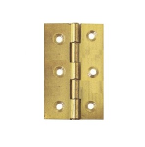Zawias do mebli skrzydełkowy mosiężny 50 × 30 mm